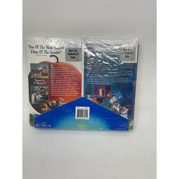 NEW SEALED Walt Disney 2 VHS Movies POCAHONTAS & JAMES & THE GIANT PEACH ~RARE - Picture 5 of 10